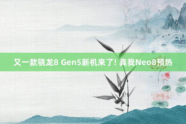 又一款骁龙8 Gen5新机来了! 真我Neo8预热